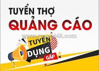 Tuyển nữ sales admin & thợ chính - thợ phụ quảng cáo