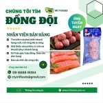 Tuyển nvkd thị trường ngành thực phẩm đi làm ngay