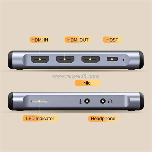 Unitek v1177agy01 – card capture 4k@60hz chuyên nghiệp cho livestream & ghi hình!