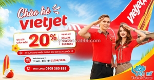Ưu đãi mùa hè vietjet – tiết kiệm hơn, trải nghiệm trọn vẹn