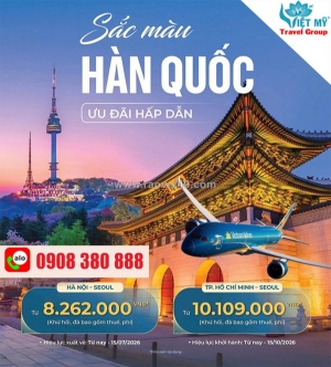 Ưu đãi vé đi seoul cùng vietnam airlines chỉ từ hơn 8 triệu đồng!