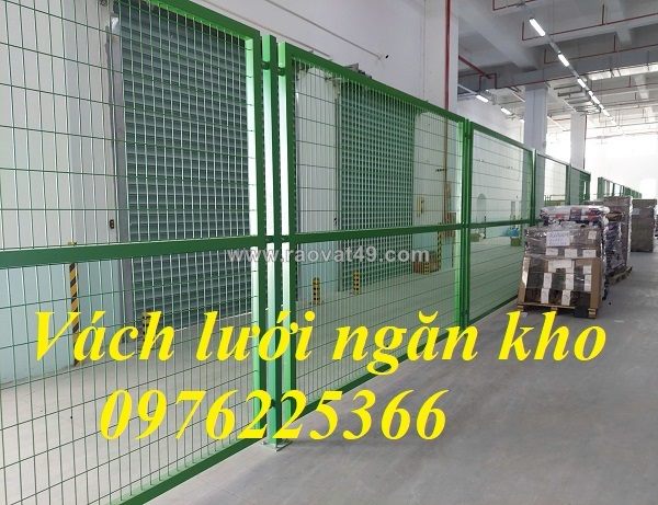 Vách ngăn lưới thép, vách lưới ngăn kho