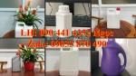 Vỏ can nhựa 2 lít vuông, can nhựa 5 lít tròn đựng hóa chất, can nhựa 5 lít đựng nước lau sàn