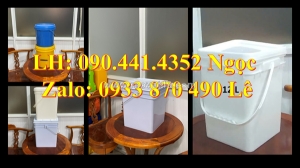 Vỏ thùng đựng sơn 5 lít, có sx vỏ thùng sơn 10 lít, vỏ thùng sơn 20 lít (vuông – tròn) tại tphcm