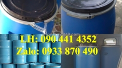 Vỏ thùng phuy nhựa 100 lít, thùng phuy 120 lít đựng thực phẩm, thùng phuy nhựa 150 lít đai sắt