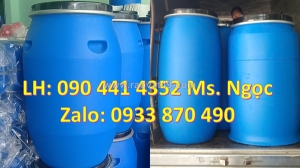 Vỏ thùng phuy nhựa 30 lít, lu nhựa 50 lít, thùng nhựa 120 lít đựng thực phẩm đóng hộp