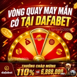 Vòng quay may mắn đã có mặt tại dafabet!