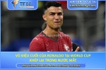 Vũ điệu cuối của ronaldo tại world cup khép lại trong nước mắt