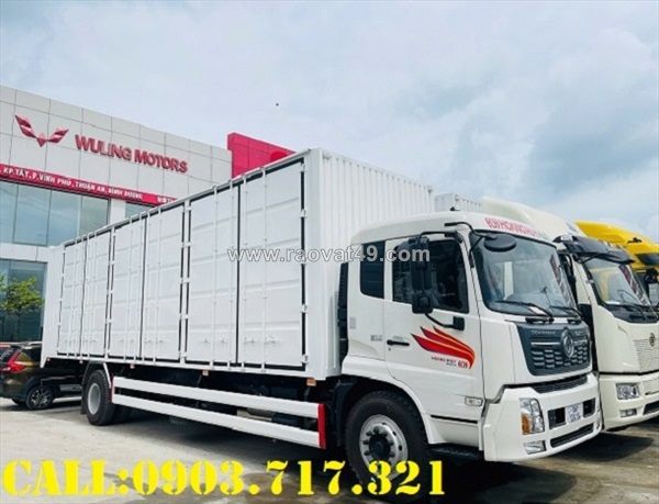 Xe tải 7 tấn dongfeng thùng kín container 9m9 giá tốt