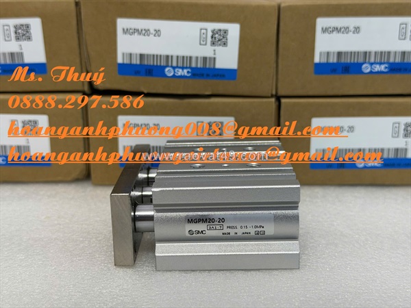 Xi lanh smc mgpm20-20- chuyên vật tư thiết bị giá tốt