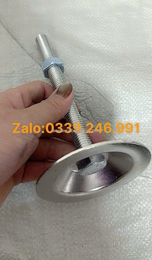 Xưởng sản xuất chân tăng đưa inox m16 giá tốt