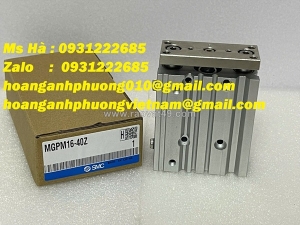 Xy lanh mgpm16-40z smc - bảo hành toàn quốc 12 tháng