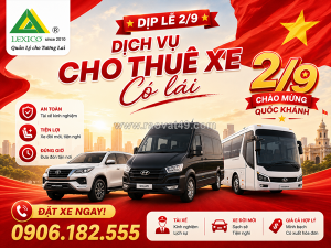 🚘 xe có lái dịp 2/9 – đón tận nơi, đi tận chỗ tại hải phòng và các tỉnh lân cận