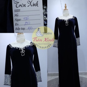 Áo dài sui gia bigsize – cô chú mặc sang, đẹp trong ngày vui của con