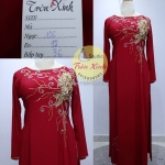 Áo dài sui gia plussize – phụ huynh hai họ cùng rạng rỡ