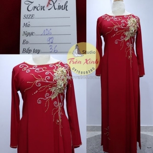 Áo dài sui gia plussize – phụ huynh hai họ cùng rạng rỡ