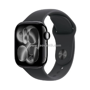 Apple watch series 11 gps 46mm (jet black) vỏ nhôm dây cao su