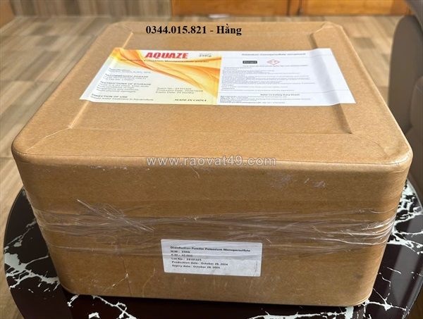 Aquaze – potasium monoperdulfate 50%, sát khuẩn ao nuôi