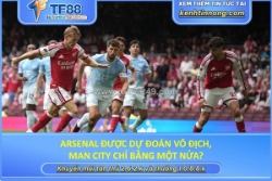 Arsenal được dự đoán vô địch, man city chỉ bằng một nửa?