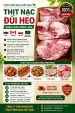 Bán buôn thịt heo đông lạnh – hàng nhập khẩu, giá sỉ cạnh tranh