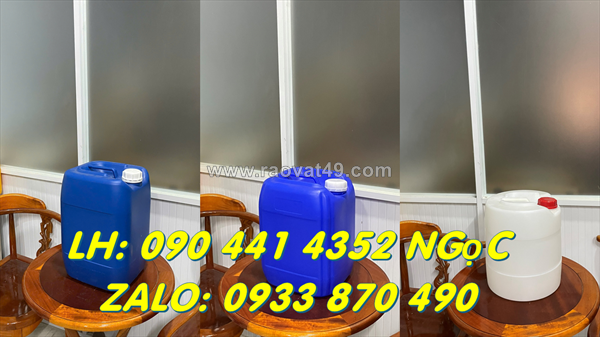 Bán can nhựa 24 lít đựng chất chống đông, can nhựa 25 lít đựng chất chống gỉ sét