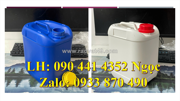 Bán can nhựa 5 lít, can hóa chất 2 lít, can nhựa 1 lít đựng hóa chất, can nhựa 500ml vòi nhấn