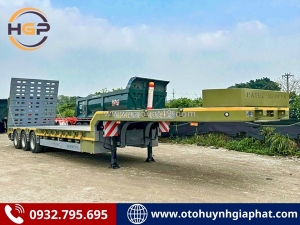 Bán fooc lùn chuyên dụng tianrui 3 trục 14.3m + có kèm thang thủy lực
