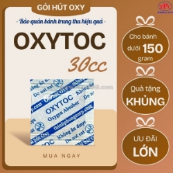 Bánh trung thu có cần giảm oxy bằng gói hút oxytoc để chống mốc?