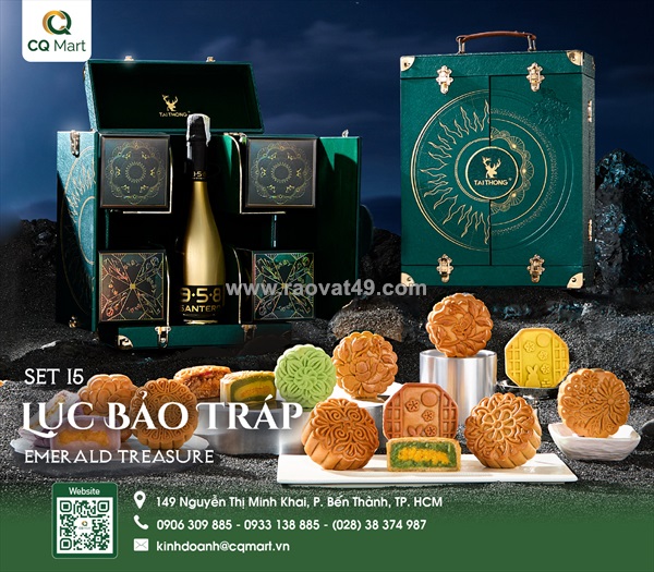 Bánh trung thu tai thong - lục bảo tráp 16