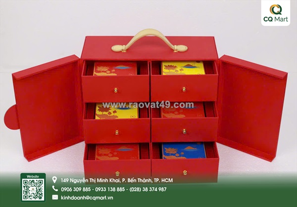 Bánh trung thu yến sào khánh hòa - hộp h6/qt