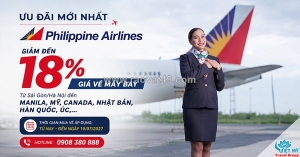 Bay mỹ, canada, nhật, hàn, úc tiết kiệm với philippine airlines