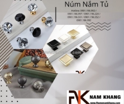 Biến tủ đơn điệu thành điểm nhấn với núm nắm tủ ấn tượng