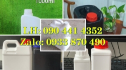 Bình nhựa 0.5 lít đựng màu mực, can nhựa 1 lít đựng javel, can nhựa 2 lít đựng hóa chất công nghiệp