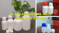 Bình nhựa 1 lít nắp vòi nhấn, chai nhựa 500ml đựng hóa chất nắp thoát khí, chai nhựa 250ml nắp vặn