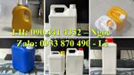 Bình nhựa 1 lít tròn nắp nhấn, can nhựa 2 lít nắp thoát khí, can nhựa 5 lít đựng hóa chất loại dày