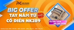 Black sale 30%- tay nắm tủ nk289 vẻ đẹp tân cổ điển tinh tế và sang trọng