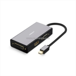 Bộ chuyển đổi mini displayport sang hdmi/vga/dvi ugreen 204 – kết nối đa màn hình, trình chiếu chuyên nghiệp