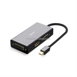 Bộ chuyển đổi mini displayport sang hdmi/vga/dvi ugreen 204 – kết nối đa màn hình, trình chiếu chuyên nghiệp