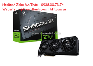 Cạc màn hình msi geforce rtx 5070 ti 16g shadow 3x oc - kiến trúc đột phá, chi thống hệ thống ai và gaming