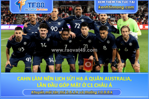 Cahn làm nên lịch sử! hạ á quân australia, lần đầu góp mặt ở c1 châu á