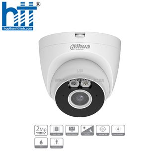 Camera wifi full color dome turret a1 2mp dahua dh-t2a-pv