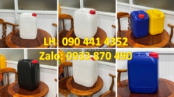 Can đựng hóa chất 30 lít xanh, can nhựa 25 lít công nghiệp, can nhựa 20 lít đựng thuốc nhuộm