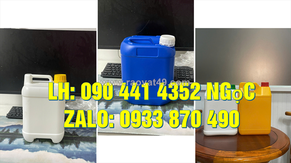 Can nhựa 1 lít đựng axit, can nhựa 1 lít đựng axit thoát khí, can nhựa 1 lít đựng hóa chất vòi nhấn