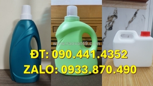 Can nhựa 1 lít đựng chất diệt khuẩn bệnh viện, can nhựa 2 lít đựng chất chống đông
