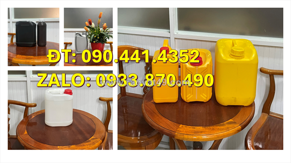Can nhựa 1 lít đựng chất diệt khuẩn bệnh viện, can nhựa 2 lít đựng chất chống đông