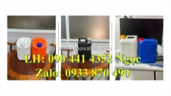 Can nhựa 1 lít đựng nhóm hóa chất ngành cơ khí, can nhựa 2 lít đựng hóa chất ngành may mặc