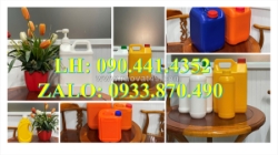Can nhựa 2 lít đựng nước giặt, can nhựa 1 lít tròn dày, can nhựa 500ml đựng hóa chất công nghiệp