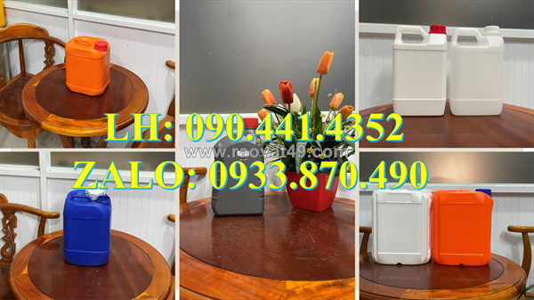 Can nhựa 2 lít đựng nước giặt, can nhựa 1 lít tròn dày, can nhựa 500ml đựng hóa chất công nghiệp