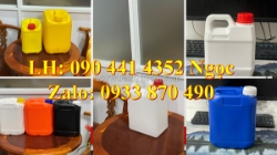 Can nhựa 2 lít nắp thoát khí, can nhựa 1 lít nắp garenti, can nhựa 5 lít đựng hóa chất nắp chống tràn