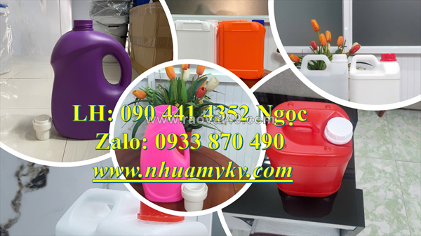 Can nhựa 2 lít tròn đựng thức uống pha loãng, can nhựa 1 lít đựng trà sữa, can nhựa 500ml đựng mứt (siro)